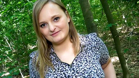 Andy-Star: IM WALD GEKNALLT - SPERMAFOTZE INKL. - Deutsches Teen Lina