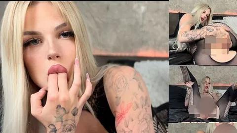 Dildo Action mit Lou !!!!! Solo und heißem Netz Body !!!