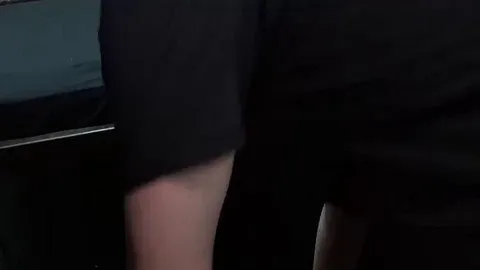 4er mit Cuckold unterm Bett im Käfig