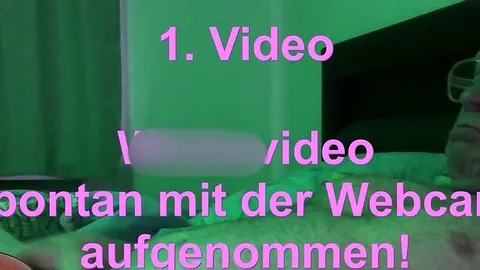 einfach1967: 1. Video - Wichsvideo spontan mit der Webcam aufgenommen!