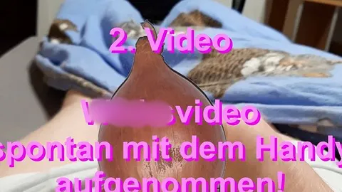 einfach1967: 2. Video - Wichsvideo spontan mit dem Handy aufgenommen!