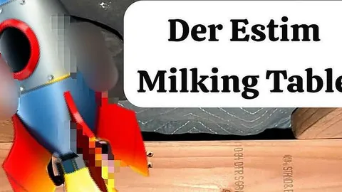 elektrosex82: Der ESTIM Milking Table. Schwanz Verwöhnprogramm! XXL Cumshot