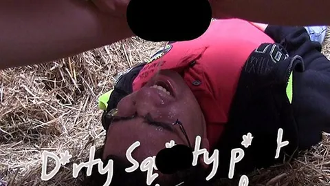 Dirty Squirty pisst mir heftig in den Mund
