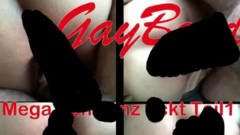 GayBond: Mega Schwanz fickt wieder Teil 1