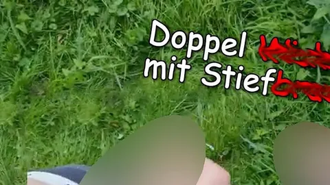 Mit meinem Stiefbruder Outdoor gewichst