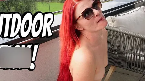 Iron_desire: OMG!!! Outdoor Fick mit XXL Schwanz auf dem Balkon. Jeder hätte uns sehen können!!!