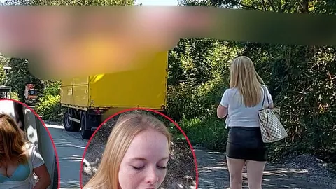 Larry_Adler: SPONTANFICK AUF´M HEIMWEG! Fickfotze am Straßenrand aufgegabelt!