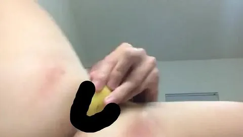 Lascoste_19: Ass play with ripe banana