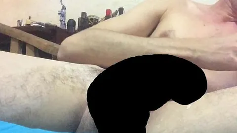 Lascoste_19: Twink uncut cock using Wax