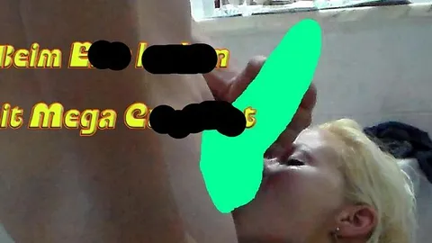 Beim Eier lecken Mega Cumshot