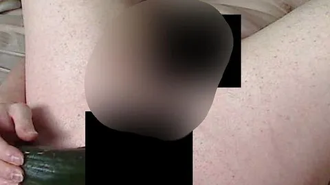 dicke Gurke im Arschloch