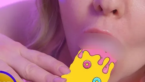 Miss_Fantasy: Nahaufnahme Blowjob Sperma im Mund