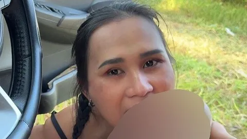Mixedamateurs: Geilen Schwanz draußen in der Natur abgeblasen und alles ins Maul gespritzt bekommen!