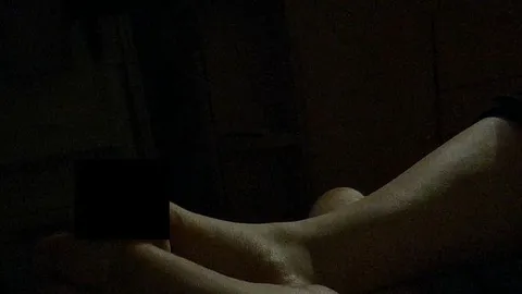 Geiler Footjob von ihr Nachts im Camper mit Cumshot