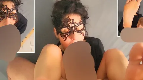 Komm auf meine Fußsohlen – ein wunderbarer sinnlicher Vorhautspiel & Deepthroat Blowjob POV