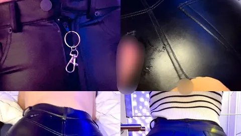 peterrocks: Lederhosen Teene zum wichsen auf ihren Lederhosenarsch gespritzt