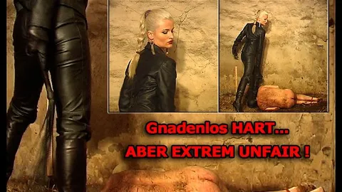 Gnadenlos HART ... ABER EXTREM UNFAIR! - BDSM extrem Bastonade, Spanking und Boots Fetisch - Teil 2