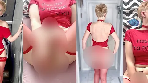 SashMash-Couple: Sexfrau fickt sich mit einem Dildo und ihr Mann schaut zu und wichst