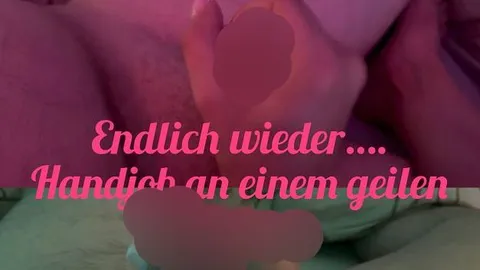 SexyJanaHot: Endlich wieder…. Handjob am geilen Schwanz