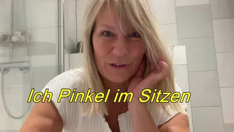 Ich Pinkel im Sitzen