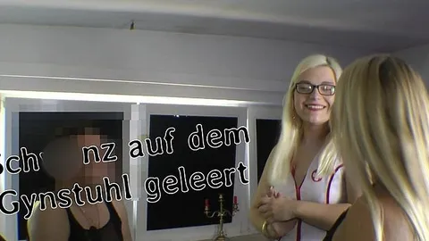 Schwanz auf dem Gynstuhl geleert