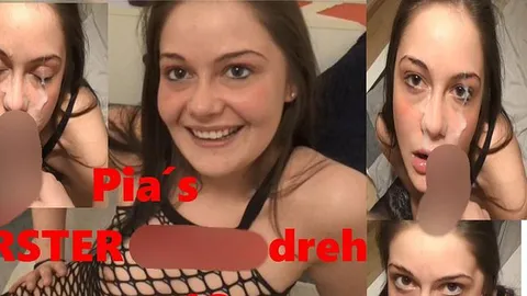 Pia´s ERSTER Pornodreh mit 18-Endlich geile Sahne!!!