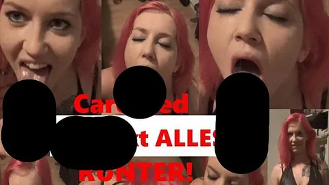 Caro Red Schluckt ALLES RUNTER! EXKLUSIV PORNO!