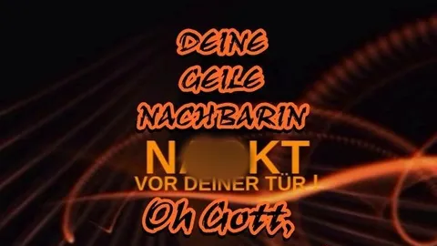 Deine geile Nachbarin auf der Treppe